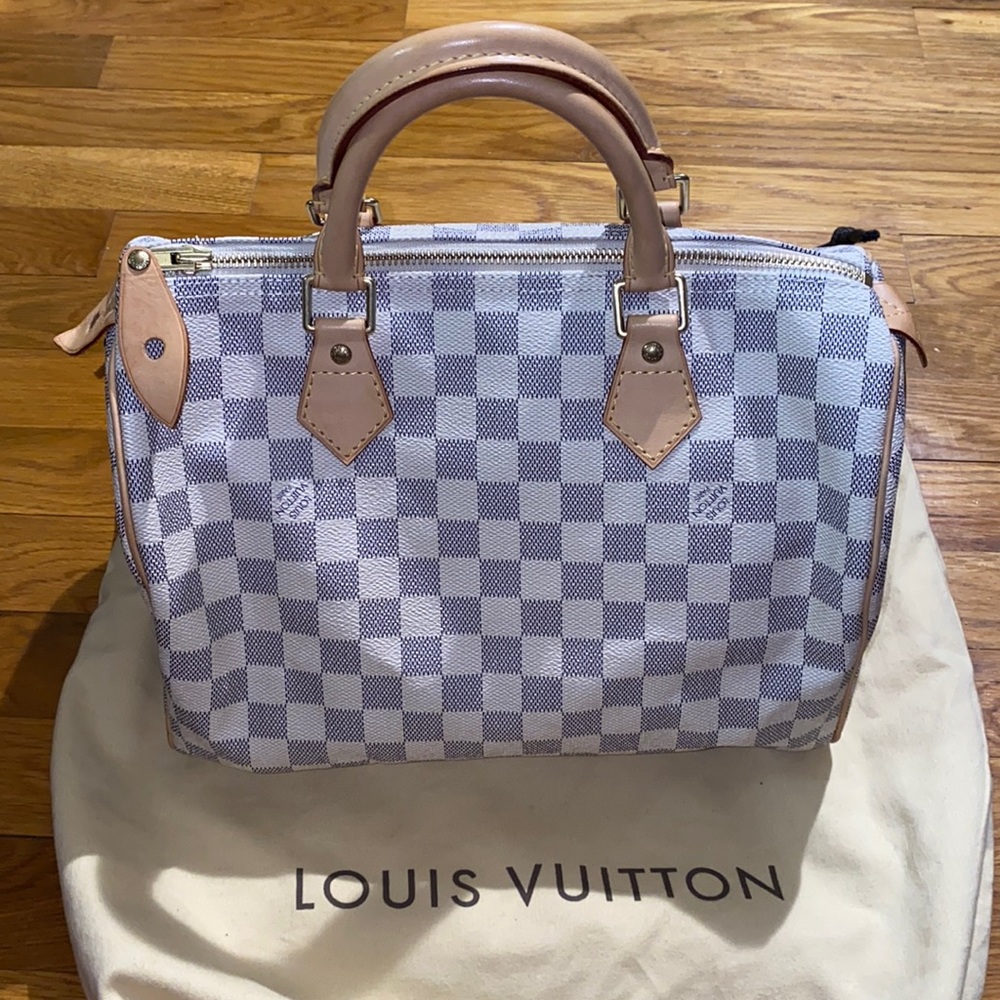 AUTHENTIC - Louis Vuitton - Damier Azur - Speedy 30